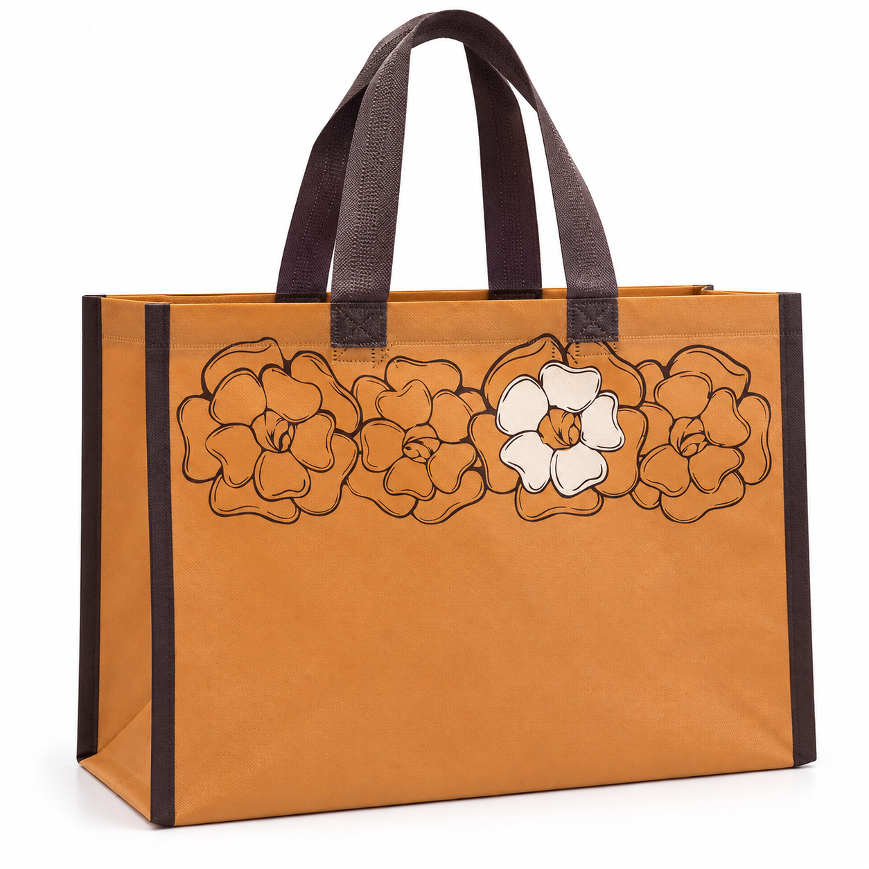 Fancy Bag - Brown Floral Pattern — photo 3