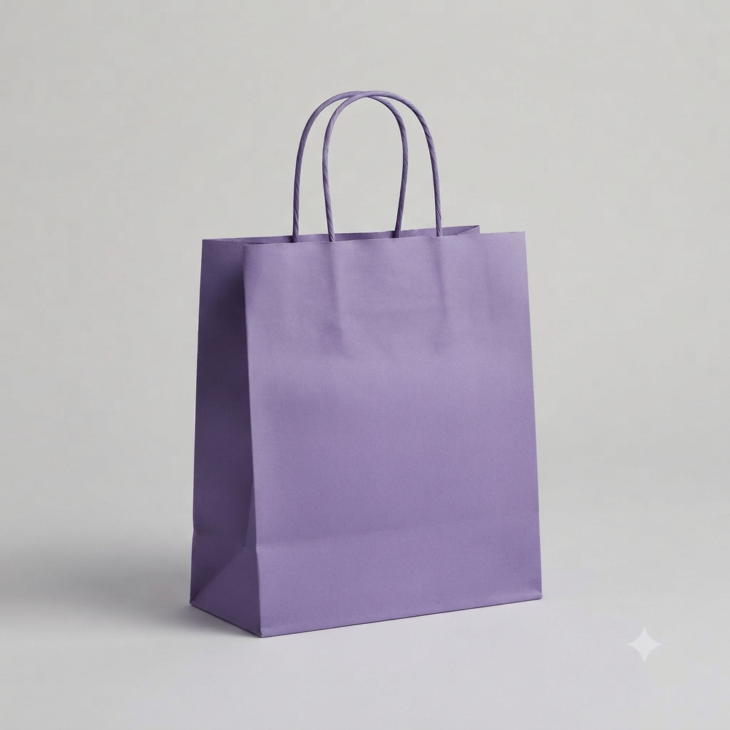 Lavendar Paper Bag