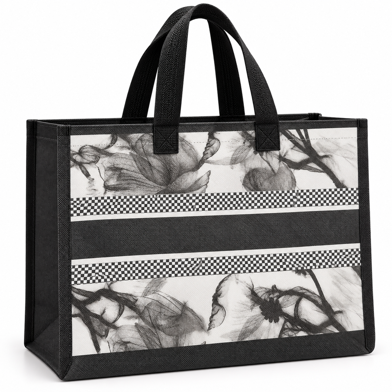 Fancy Bag - Black Floral Pattern — photo 3