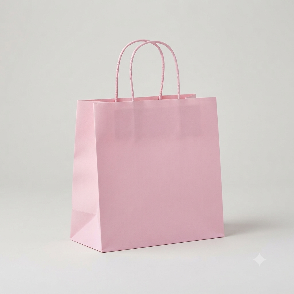 Light Pink Paper Bag