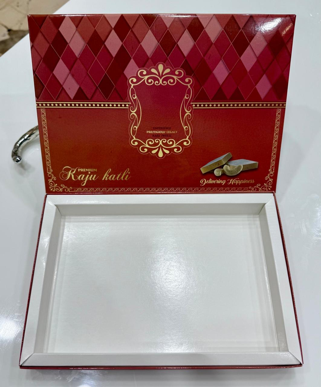 Red Kaju Katli Box — photo 2